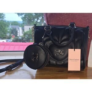 Juicy Couture Only U N Me Crossbody- Black Liqourice